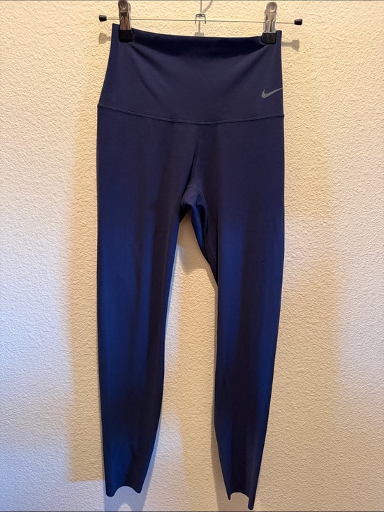 Nike Pants - Nike Zenvy Gentle Support High-Waisted 7/8 Leggings Navy Blue XS Athleisure